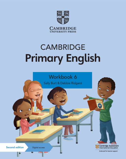 Carte Cambridge Primary English Workbook 6 with Digital Access (1 Year) Sally Burt