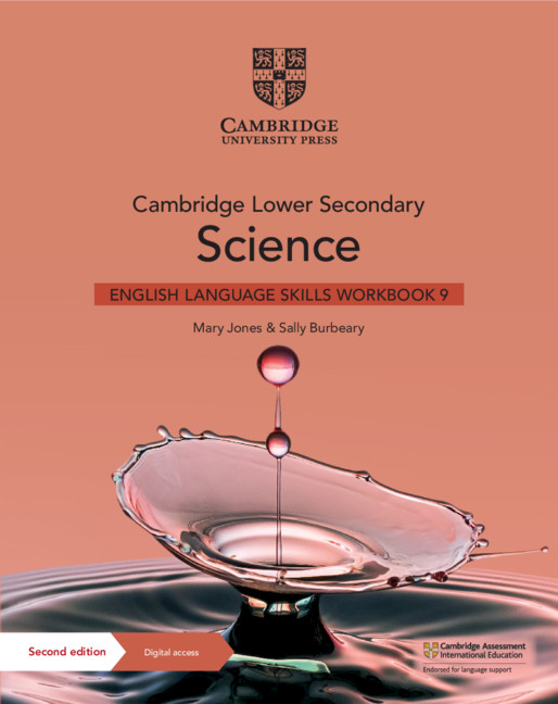 Kniha Cambridge Lower Secondary Science English Language Skills Workbook 9 with Digital Access (1 Year) Mary Jones