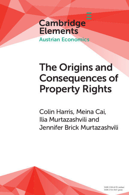 Buch Origins and Consequences of Property Rights Harris