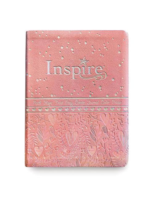 Carte Inspire Bible for Girls NLT (Leatherlike, Pink): The Bible for Coloring & Creative Journaling Tyndale