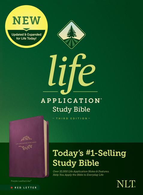 Könyv NLT Life Application Study Bible, Third Edition (Red Letter, Leatherlike, Purple) 