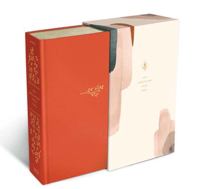 Book NLT Life Application Study Bible, Third Edition (Red Letter, Hardcover Cloth, Coral) 