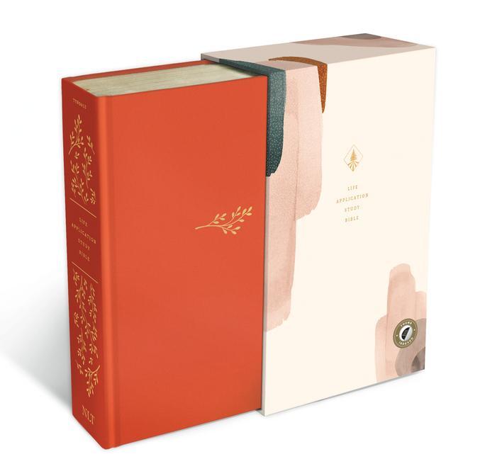 Książka NLT Life Application Study Bible, Third Edition (Red Letter, Hardcover Cloth, Coral, Indexed) 