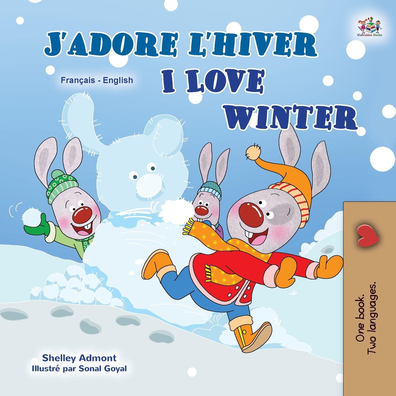 Kniha I Love Winter (French English Bilingual Children's Book) Kidkiddos Books