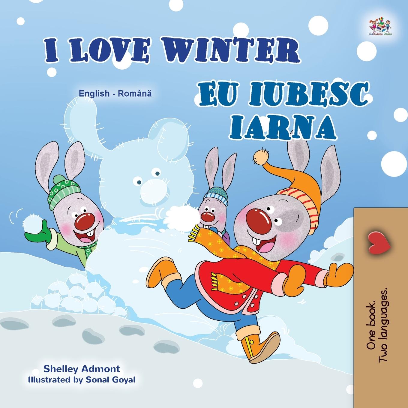 Könyv I Love Winter (English Romanian Bilingual Book for Kids) Kidkiddos Books