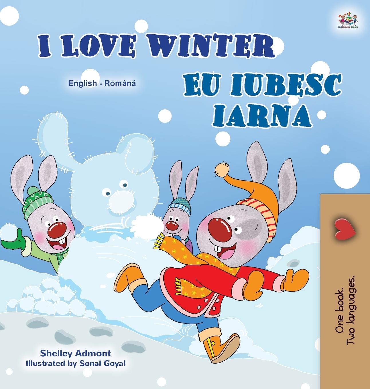 Libro I Love Winter (English Romanian Bilingual Book for Kids) Kidkiddos Books