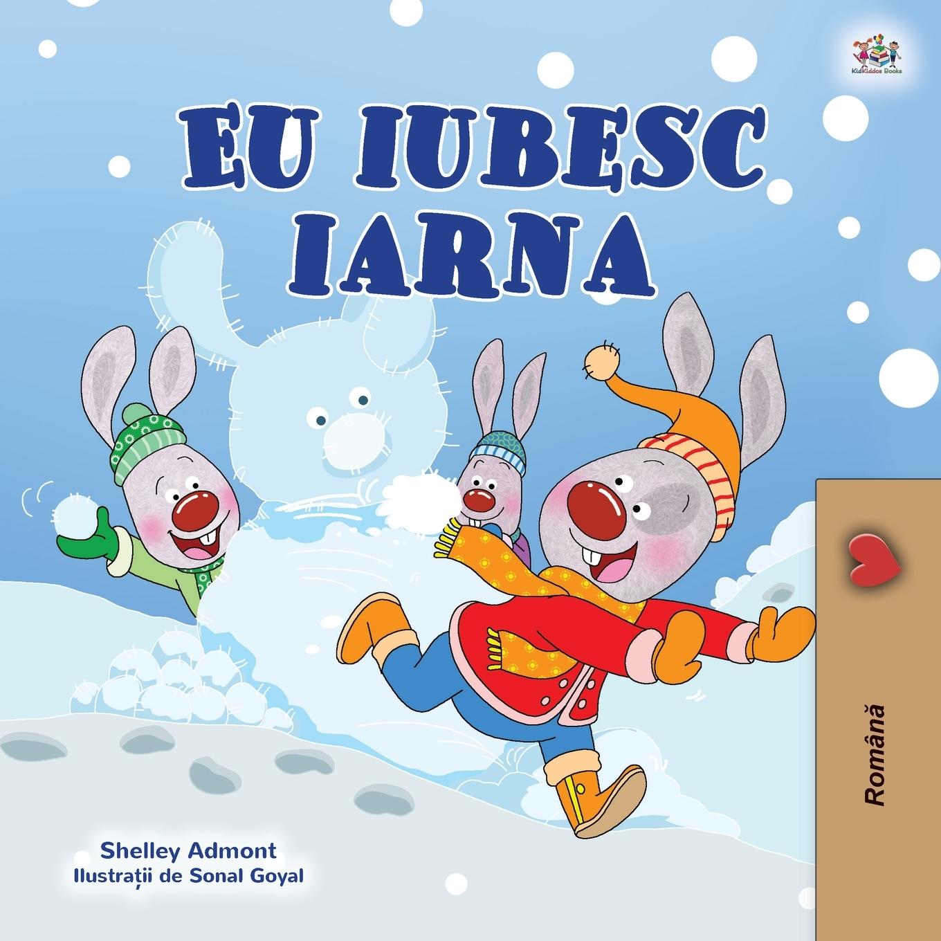 Carte I Love Winter (Romanian Children's Book) Kidkiddos Books