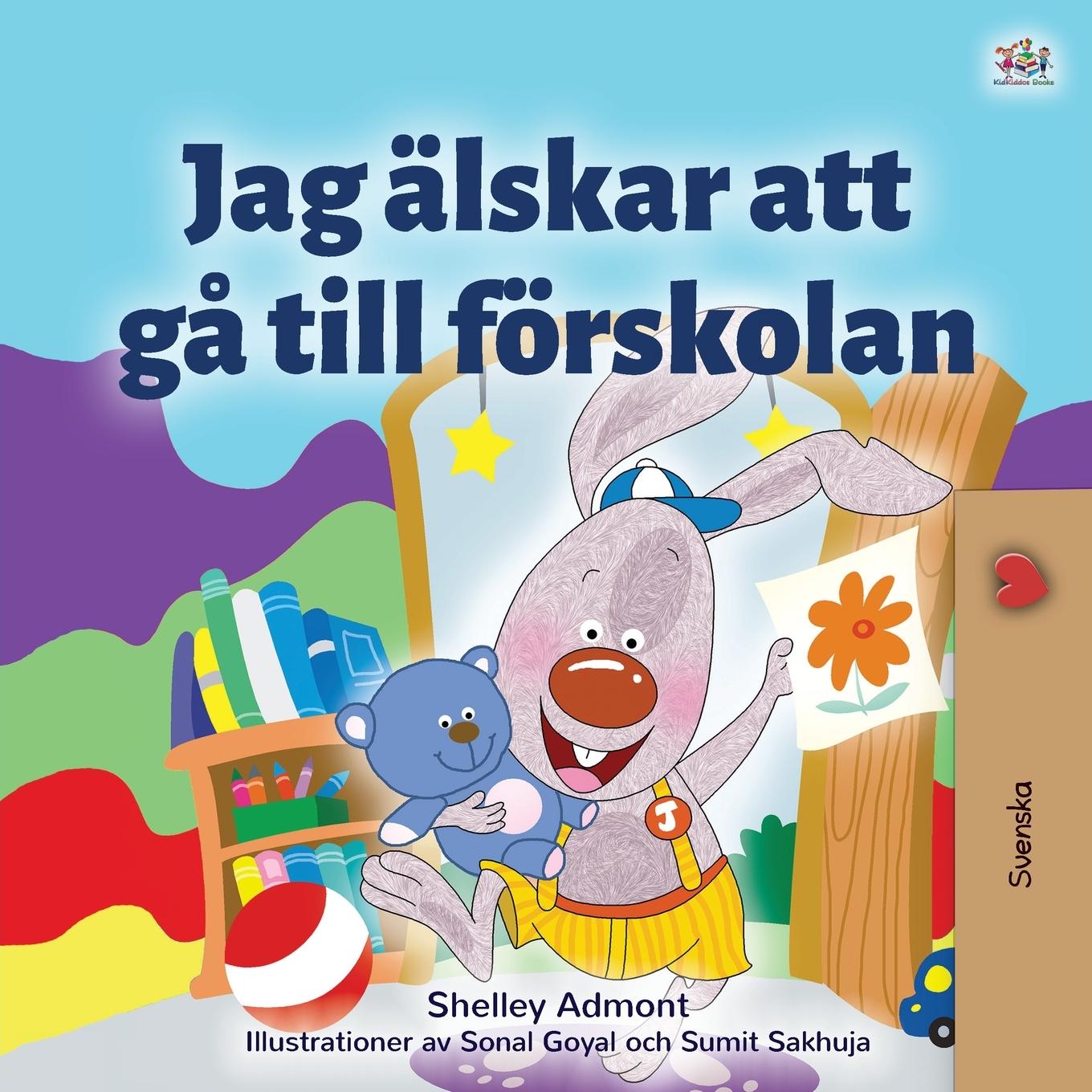 Kniha I Love to Go to Daycare (Swedish Children's Book) Kidkiddos Books