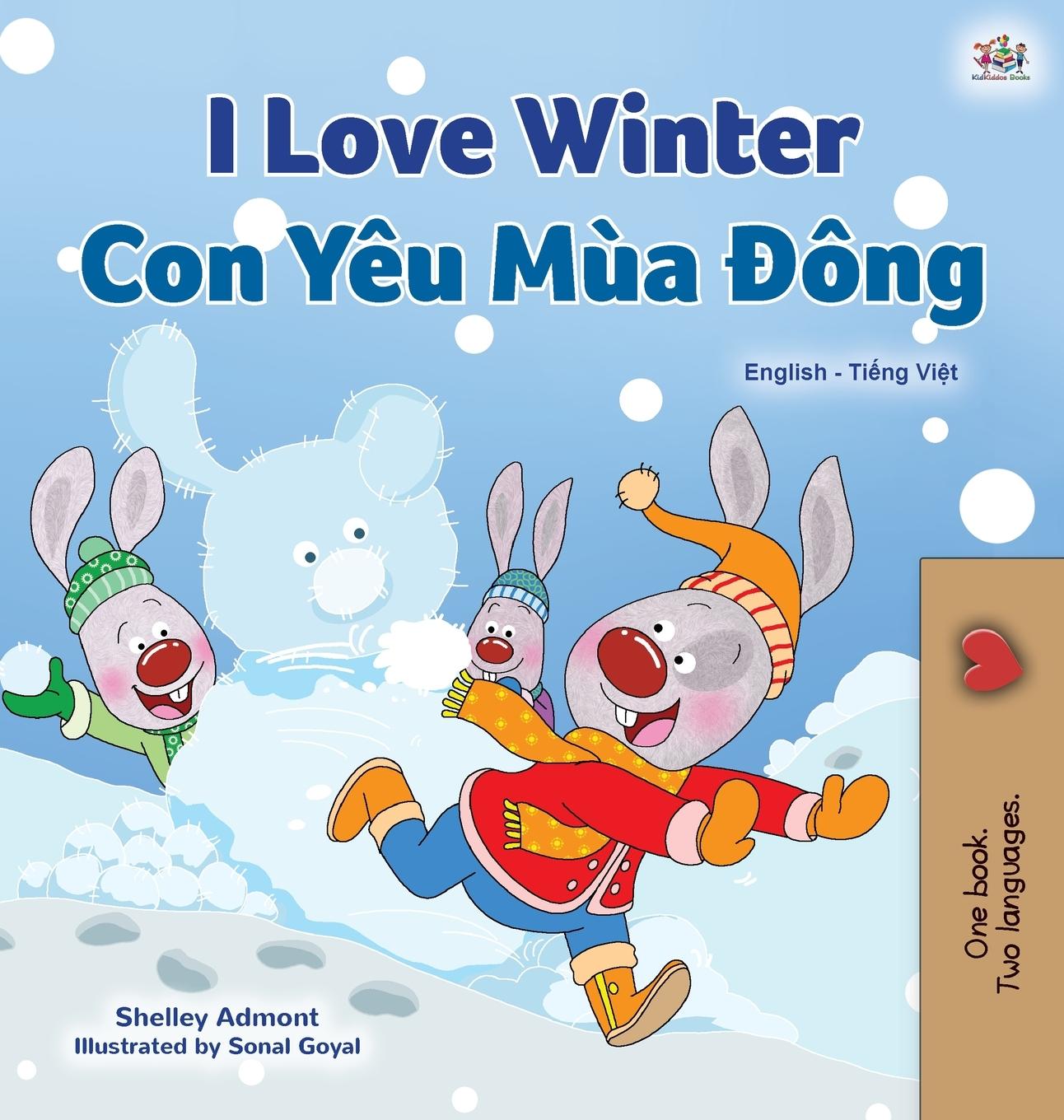 Könyv I Love Winter (English Vietnamese Bilingual Book for Kids) Kidkiddos Books