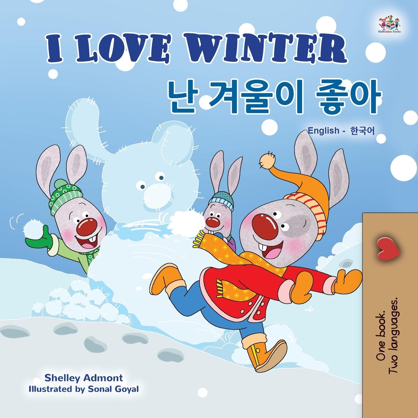 Kniha I Love Winter (English Korean Bilingual Book for Kids) Kidkiddos Books