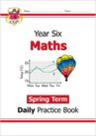 Книга KS2 Maths Daily Practice Book: Year 6 - Spring Term CGP Books