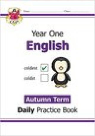 Livre KS1 English Daily Practice Book: Year 1 - Autumn Term CGP Books