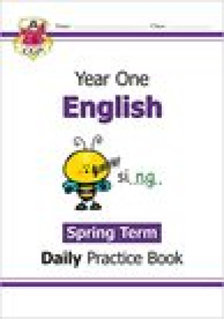 Książka KS1 English Daily Practice Book: Year 1 - Spring Term CGP Books