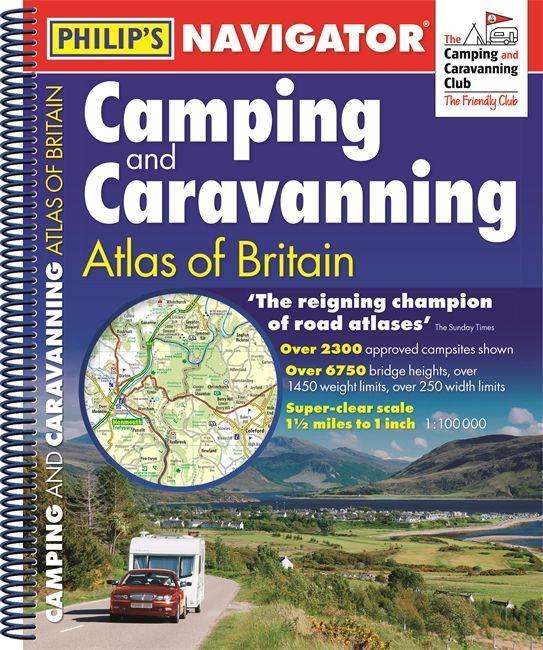 Carte Philip's Navigator Camping and Caravanning Atlas of Britain Philip's Maps