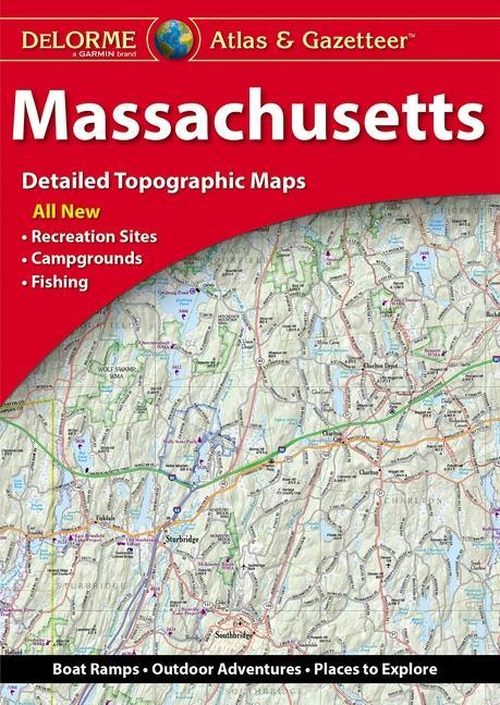 Βιβλίο Delorme Massachusetts Atlas & Gazetteer 5e Rand McNally