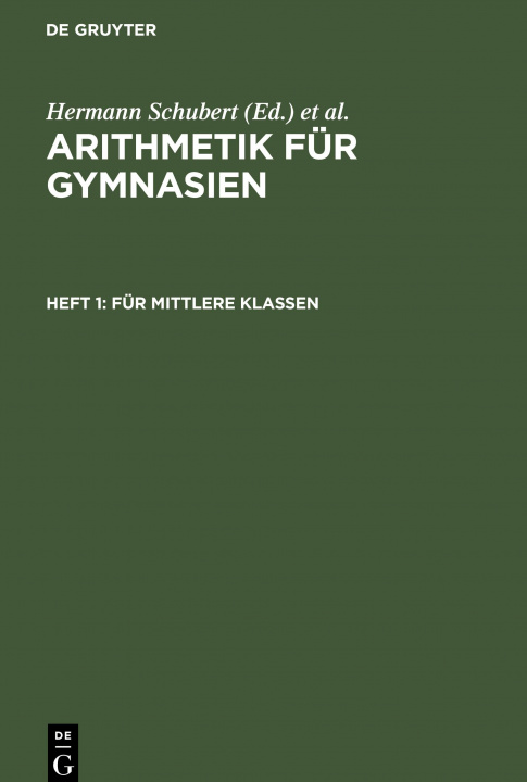 Carte Fur Mittlere Klassen Adolf Schumpelick