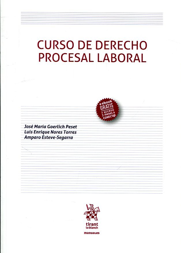 Könyv Curso de derecho procesal laboral 