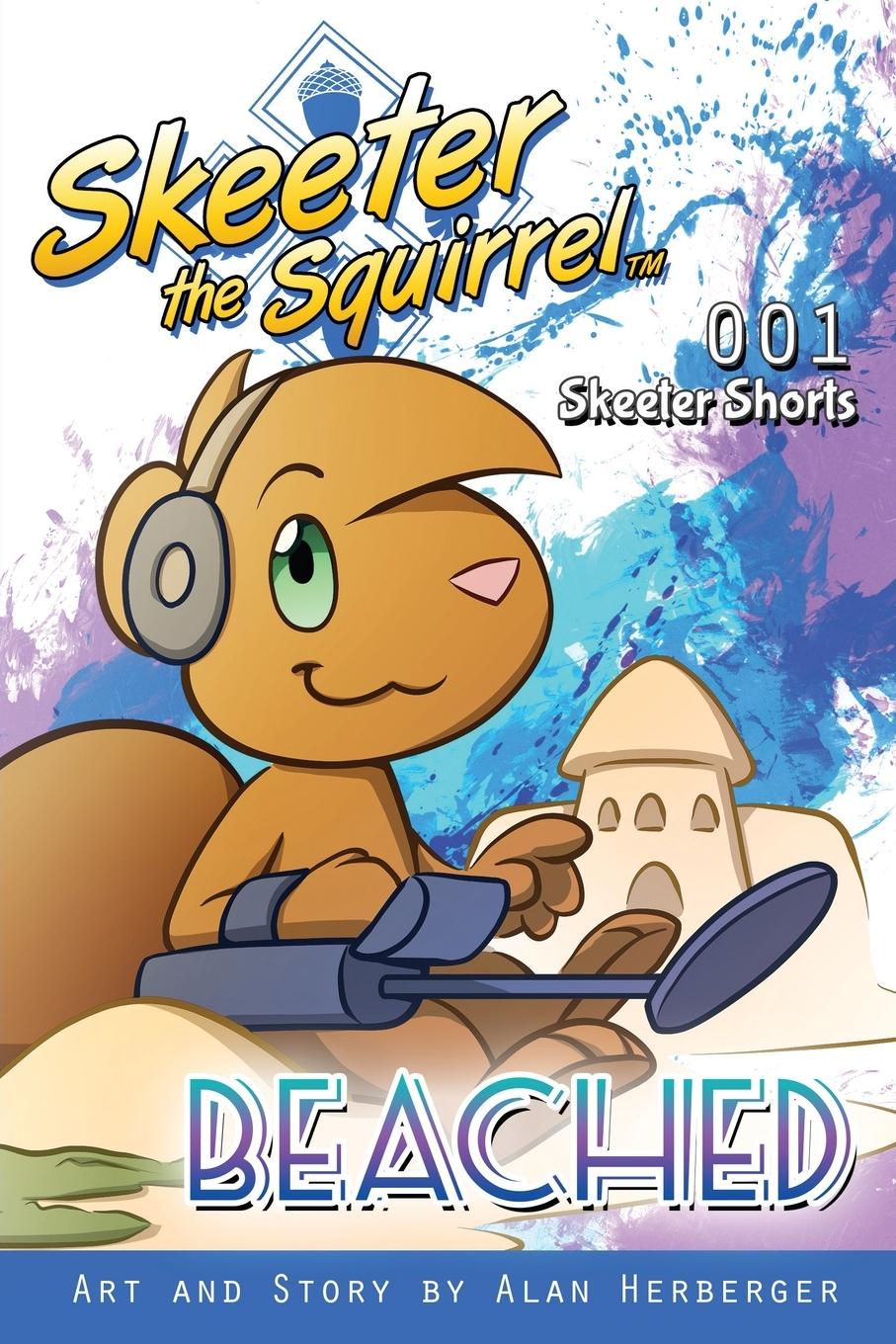Carte Skeeter the Squirrel - Beached (Skeeter Shorts 001) Alan Herberger
