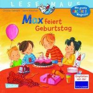 Carte LESEMAUS 21: Max feiert Geburtstag Sabine Kraushaar