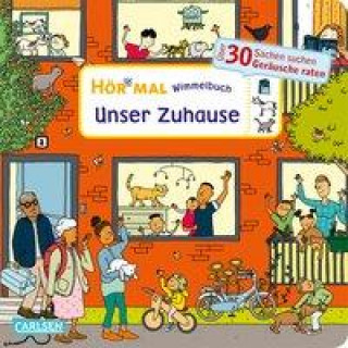 Kniha Hör mal (Soundbuch): Wimmelbuch: Unser Zuhause Dunja Schnabel