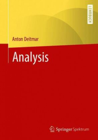 Knjiga Analysis Anton Deitmar