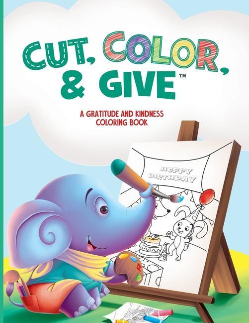 Carte Cut, Color, & Give: A Gratitude and Kindness Coloring Book Pencil Master Studio