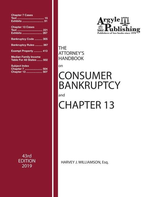 Carte The Attorney's Handbook on Consumer Bankruptcy and Chapter 13 Chad Jonathan Lee