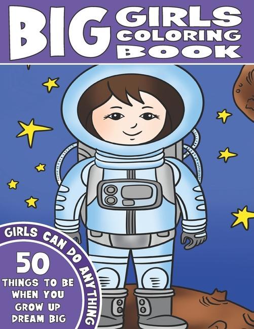 Książka BIG GIRLS COLORING BOOK 