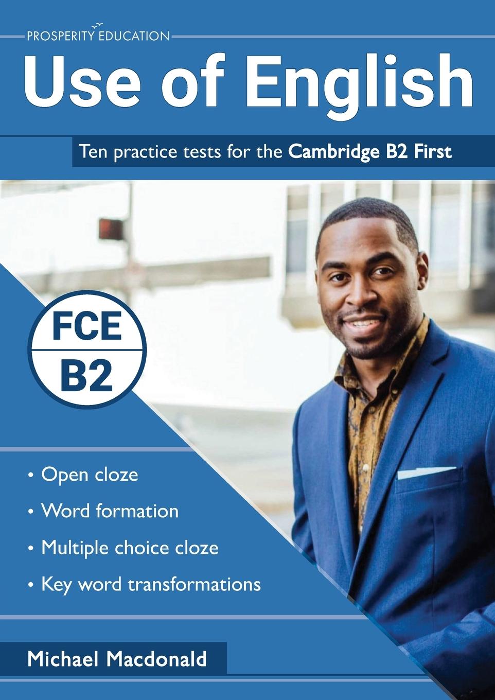 Book Use of English: Ten practice tests for the Cambridge B2 First 