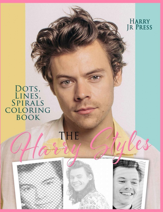 Книга Harry Styles Dots Lines Spirals Coloring Book 