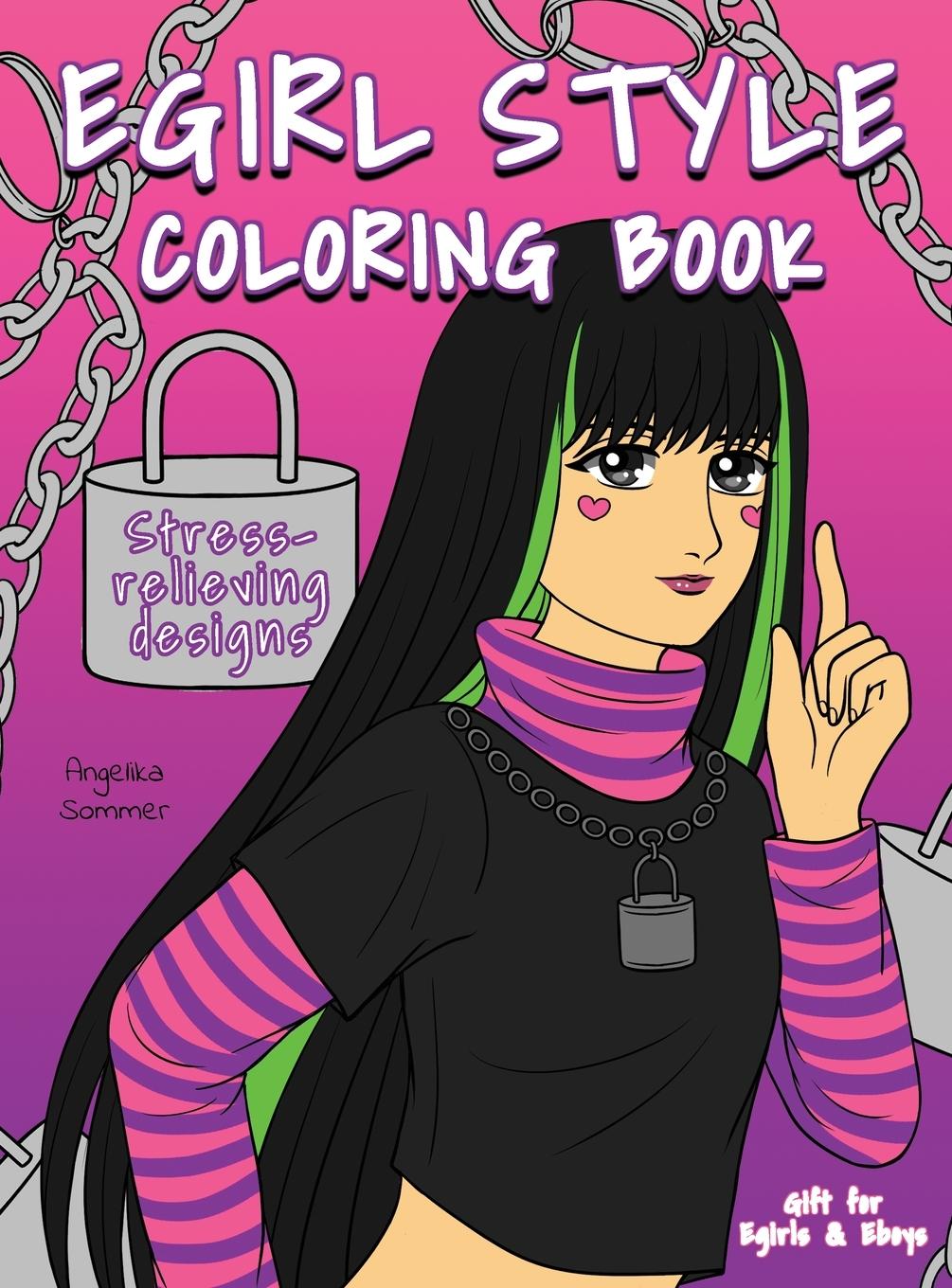 Kniha Egirl Style Coloring Book 