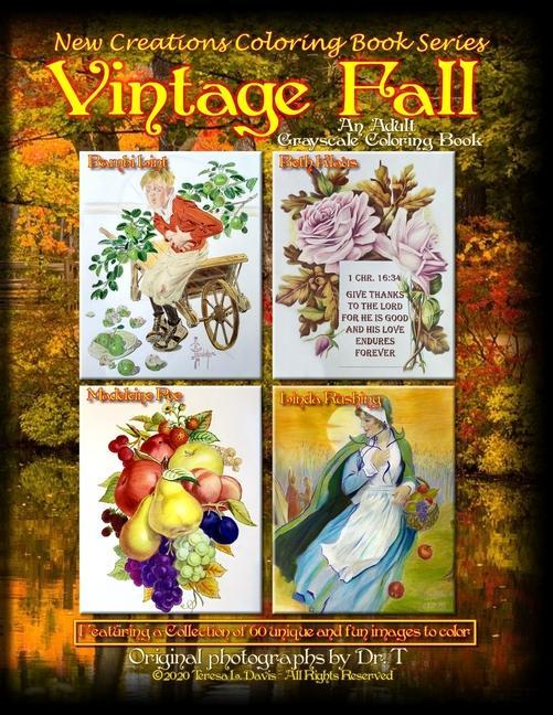 Książka New Creations Coloring Book Series: Vintage Fall Brad Davis