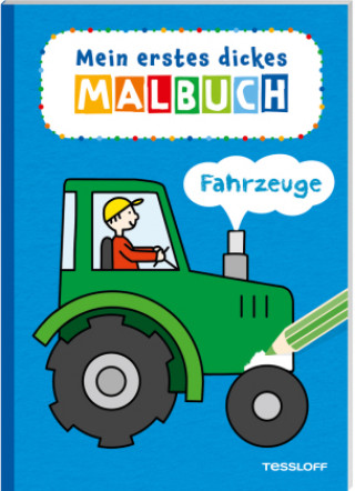 Книга Mein erstes dickes Malbuch. Fahrzeuge 