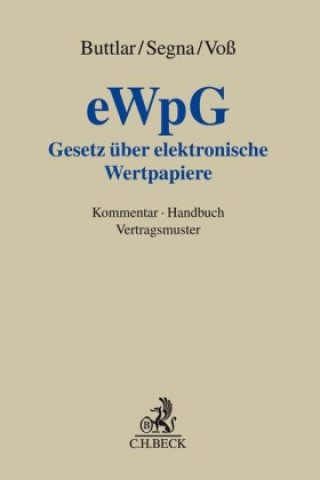 Kniha Gesetz über elektronische Wertpapiere - eWpG - Thorsten Voß