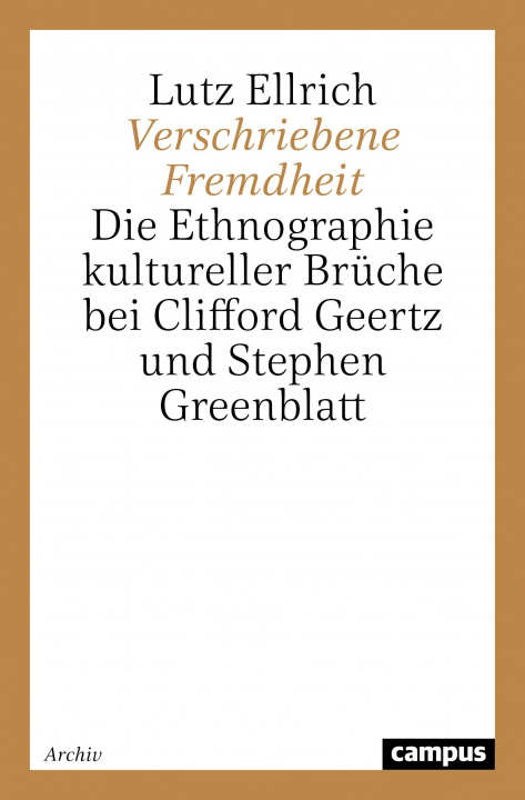 Carte Verschriebene Fremdheit Lutz Ellrich