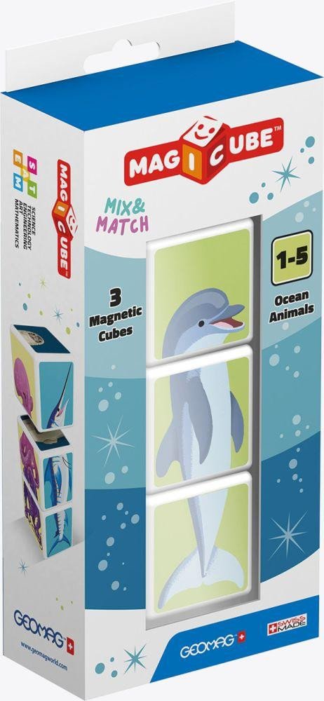 Hra/Hračka Magicube Ocean animals 3 dílků 