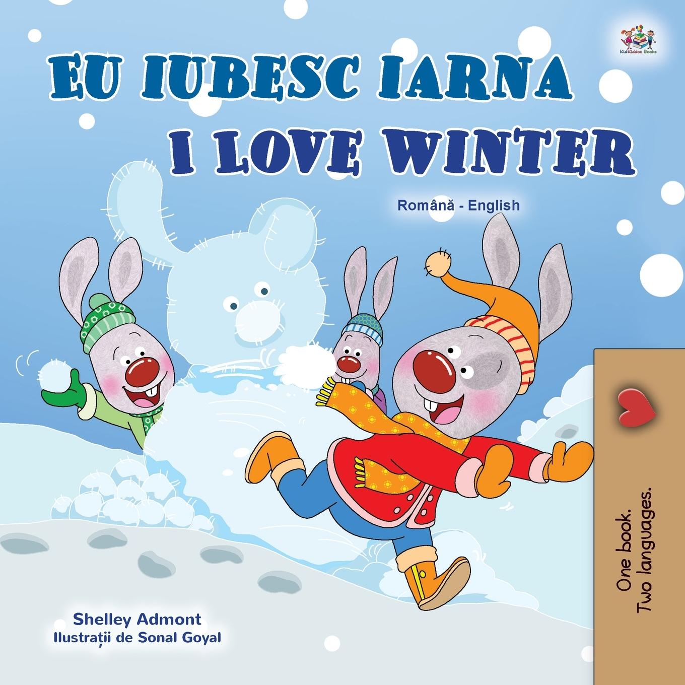 Könyv I Love Winter (Romanian English Bilingual Children's Book) Kidkiddos Books