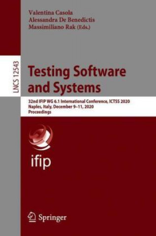 Knjiga Testing Software and Systems Massimiliano Rak