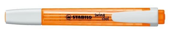 Papírenské zboží Zvýrazňovač STABILO swing cool oranžový 