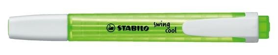 Papírenské zboží Zvýrazňovač STABILO swing cool zelený 
