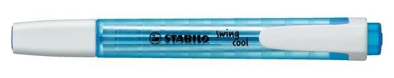 Papírenské zboží Zvýrazňovač STABILO swing cool modrý 