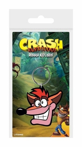 Game/Toy Klíčenka gumová Crash Bandicoot - extra life 