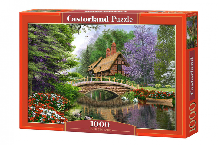 Könyv Puzzle 1000 Chata nad rzeką C-102365-2 