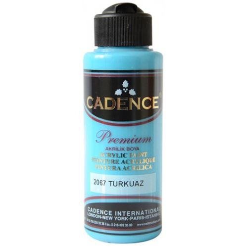 Kniha Akrylová barva Cadence Premium - turquoise / 70 ml 