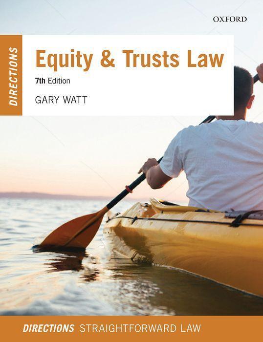 Livre Equity & Trusts Law Directions GARY WATT