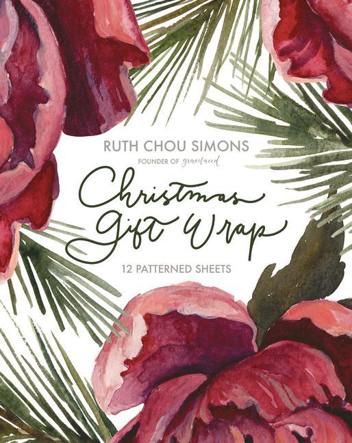 Carte Gracelaced Christmas Wrapping Paper: 12 Sheets of 18- X 24-Inch Wrapping Paper 