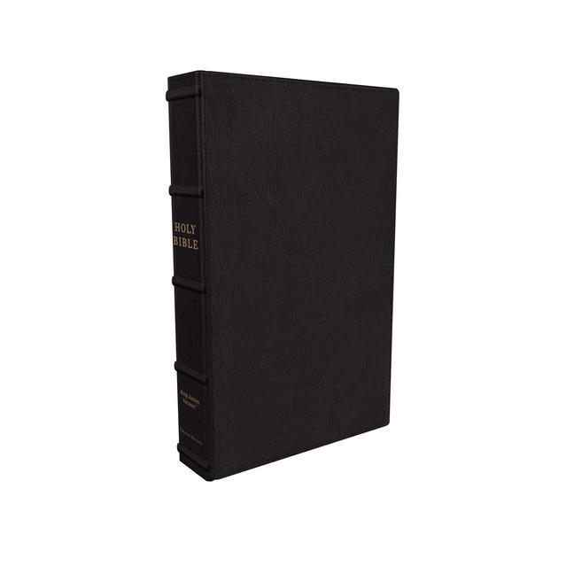 Kniha KJV, Large Print Verse-by-Verse Reference Bible, Maclaren Series, Premium Goatskin Leather, Black, Comfort Print 
