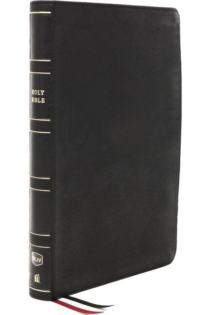 Könyv NKJV, Deluxe Thinline Reference Bible, Genuine Leather, Black, Red Letter, Comfort Print 