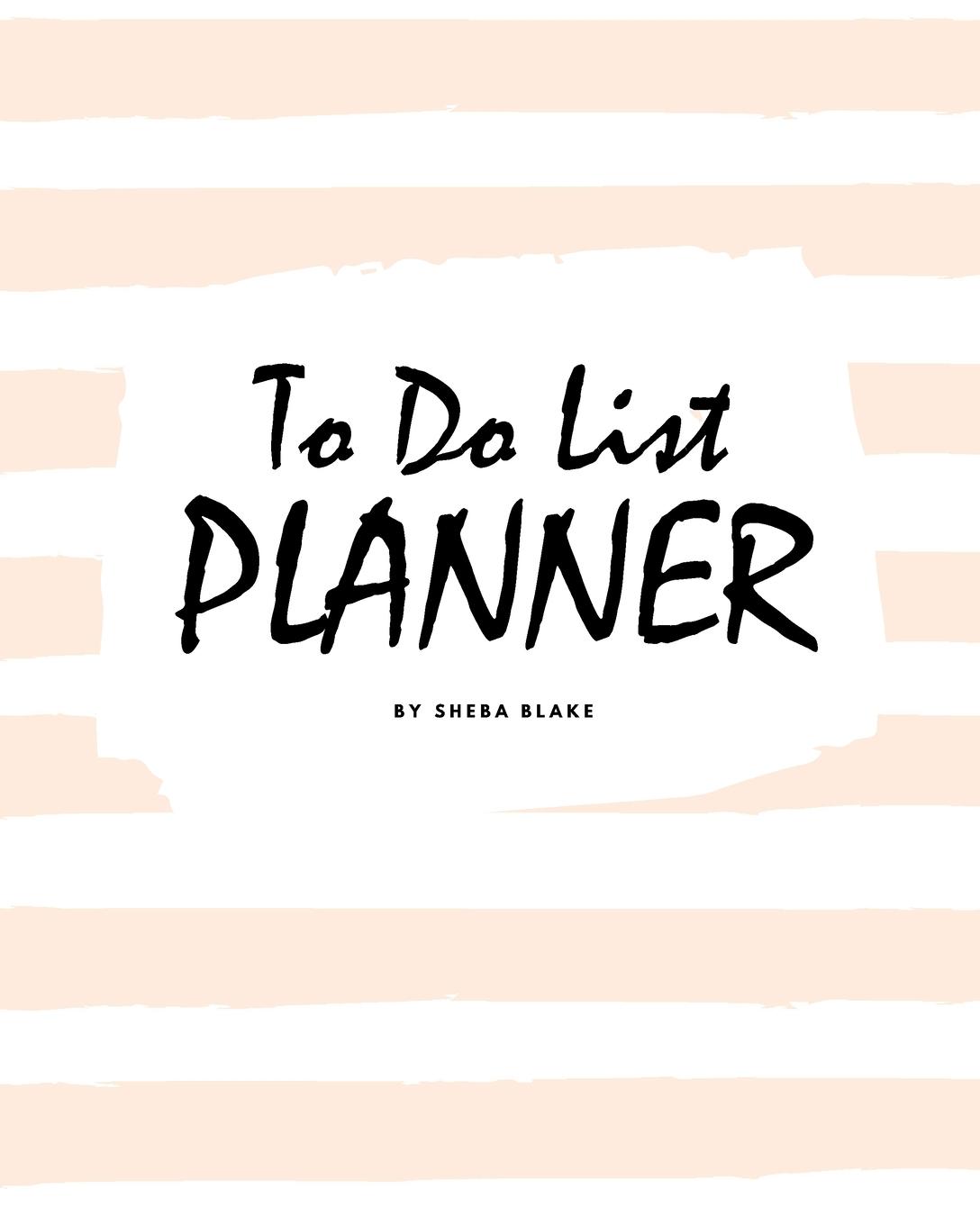 Könyv To Do List Planner (8x10 Softcover Log Book / Planner / Journal) 