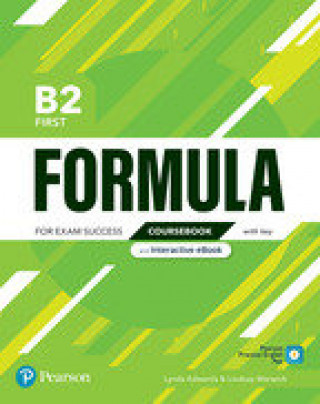 Könyv Formula B2 First Coursebook with key & eBook Pearson Education